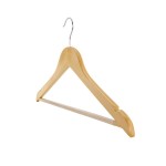 Wooden hanger, brown color